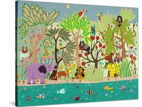 Jungle Beasts-David Sheskin-Stretched Canvas