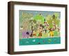 Jungle Beasts-David Sheskin-Framed Premium Giclee Print