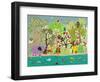 Jungle Beasts-David Sheskin-Framed Premium Giclee Print