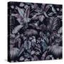 Jungle Canopy Midnight-Bill Jackson-Stretched Canvas