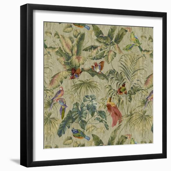 Jungle Canopy Neutral-Bill Jackson-Framed Giclee Print