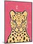 Jungle Cat Hot Pink-Moira Hershey-Mounted Art Print