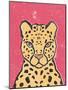 Jungle Cat Hot Pink-Moira Hershey-Mounted Art Print