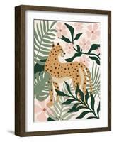 Jungle Cat I-Natalie Carpentieri-Framed Art Print