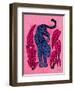 Jungle Cats I Bright-Janelle Penner-Framed Art Print