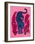 Jungle Cats I Bright-Janelle Penner-Framed Art Print