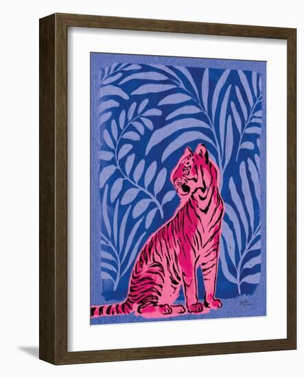 Jungle Cats II Bright-Janelle Penner-Framed Art Print