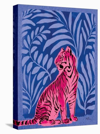 Jungle Cats II Bright-Janelle Penner-Stretched Canvas