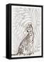 Jungle Cats II Neutral-Janelle Penner-Framed Stretched Canvas