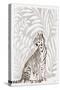 Jungle Cats II Neutral-Janelle Penner-Stretched Canvas