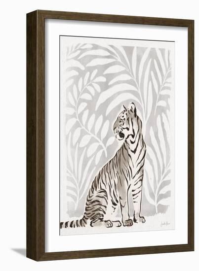 Jungle Cats II Neutral-Janelle Penner-Framed Art Print