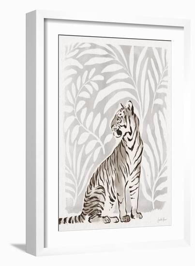 Jungle Cats II Neutral-Janelle Penner-Framed Art Print