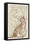 Jungle Cats II v2-Janelle Penner-Framed Stretched Canvas