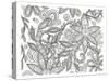 Jungle Flora 1 Less-Pam Varacek-Stretched Canvas