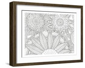 Jungle Flora 3 Less-Pam Varacek-Framed Art Print