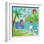 Jungle Friends I-Kate and Elizabeth Pope-Framed Art Print