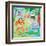 Jungle Friends II-Kate and Elizabeth Pope-Framed Art Print