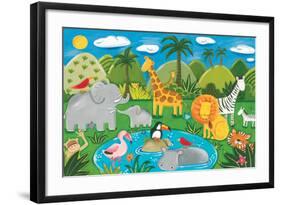 Jungle Fun-Sophie Harding-Framed Art Print