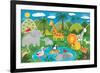 Jungle Fun-Sophie Harding-Framed Art Print