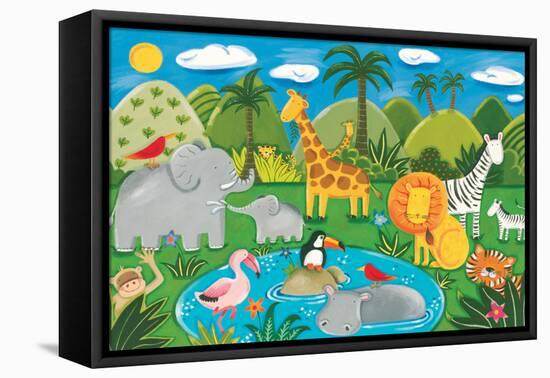 Jungle Fun-Sophie Harding-Framed Stretched Canvas