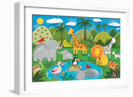 Jungle Fun-Sophie Harding-Framed Art Print