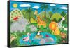 Jungle Fun-Sophie Harding-Framed Stretched Canvas