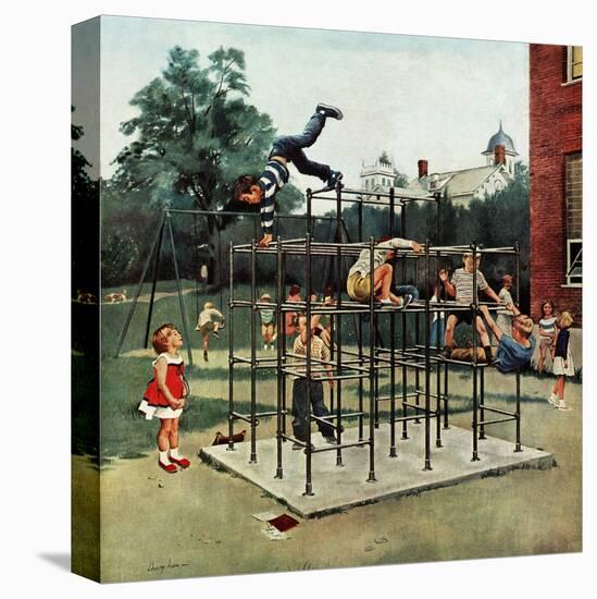 "Jungle Gym", November 7, 1959-George Hughes-Stretched Canvas