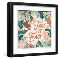 Jungle Hangout III-Laura Marshall-Framed Art Print