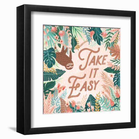 Jungle Hangout III-Laura Marshall-Framed Art Print