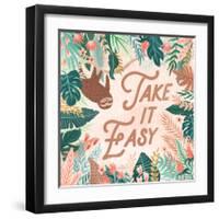 Jungle Hangout III-Laura Marshall-Framed Art Print