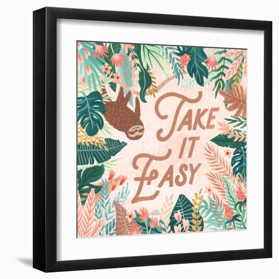 Jungle Hangout III-Laura Marshall-Framed Art Print