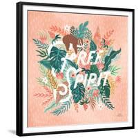 Jungle Hangout IV-Laura Marshall-Framed Premium Giclee Print