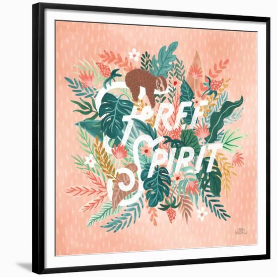 Jungle Hangout IV-Laura Marshall-Framed Premium Giclee Print