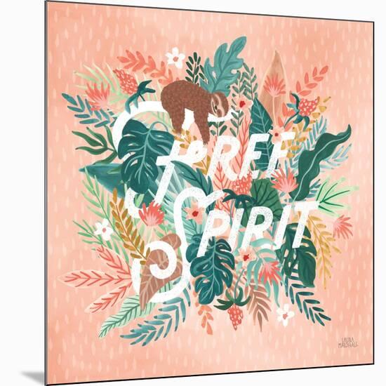 Jungle Hangout IV-Laura Marshall-Mounted Premium Giclee Print