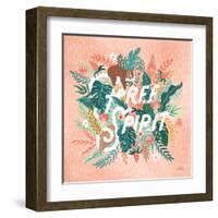 Jungle Hangout IV-Laura Marshall-Framed Art Print