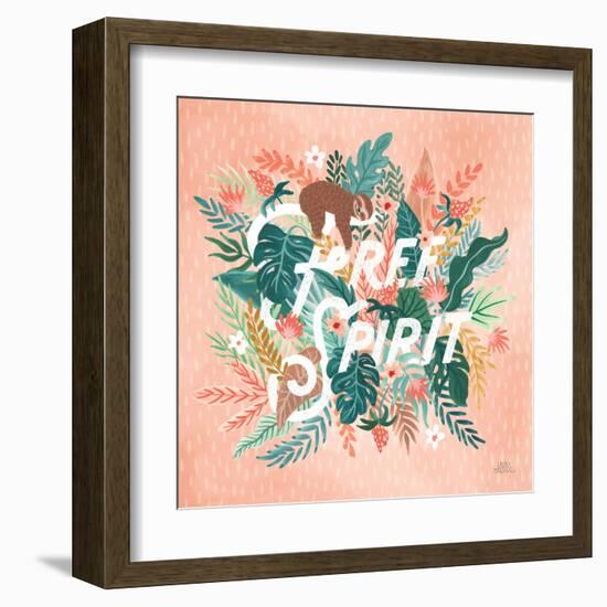 Jungle Hangout IV-Laura Marshall-Framed Art Print