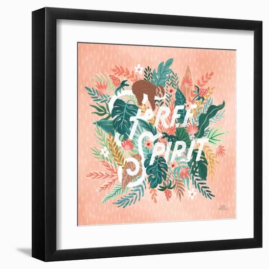 Jungle Hangout IV-Laura Marshall-Framed Art Print