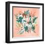 Jungle Hangout IV-Laura Marshall-Framed Art Print