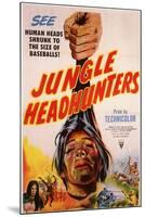 Jungle Headhunters, 1951-null-Mounted Art Print