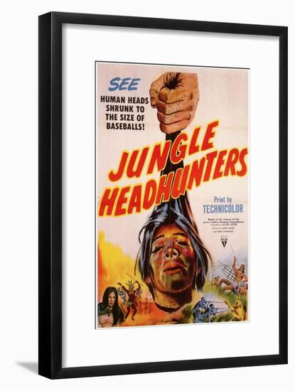 Jungle Headhunters, 1951-null-Framed Art Print