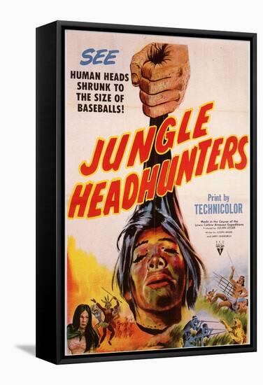 Jungle Headhunters, 1951-null-Framed Stretched Canvas