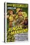 Jungle Manhunt, from Left, Sheila Ryan, Johnny Weissmuller, 1951-null-Stretched Canvas