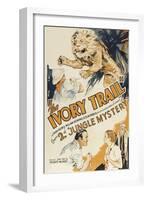 Jungle Mystery - the Ivory Trail-null-Framed Art Print