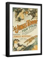 Jungle Mystery - the Jungle Terror-null-Framed Art Print