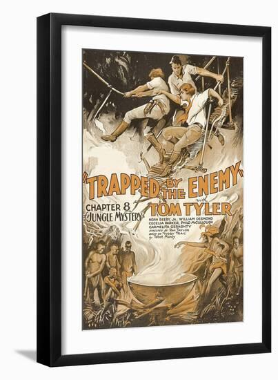 Jungle Mystery -Trapped by the Enemy-null-Framed Art Print