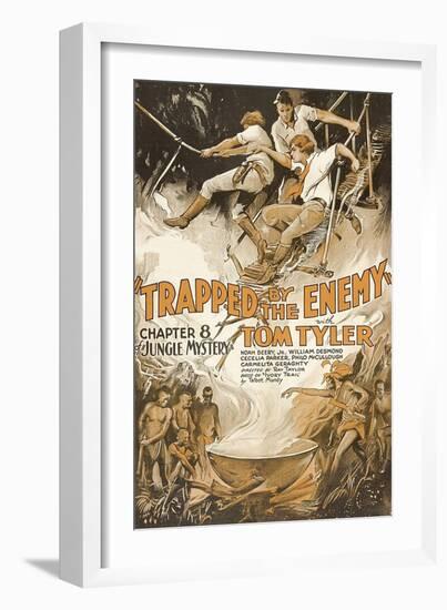 Jungle Mystery -Trapped by the Enemy-null-Framed Art Print