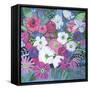 Jungle of Florals-Farida Zaman-Framed Stretched Canvas