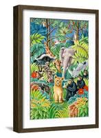 Jungle Party, 1993-Liz Wright-Framed Giclee Print