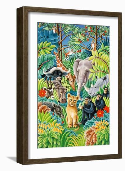 Jungle Party, 1993-Liz Wright-Framed Giclee Print