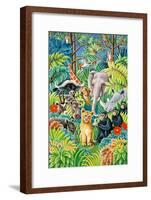 Jungle Party, 1993-Liz Wright-Framed Giclee Print